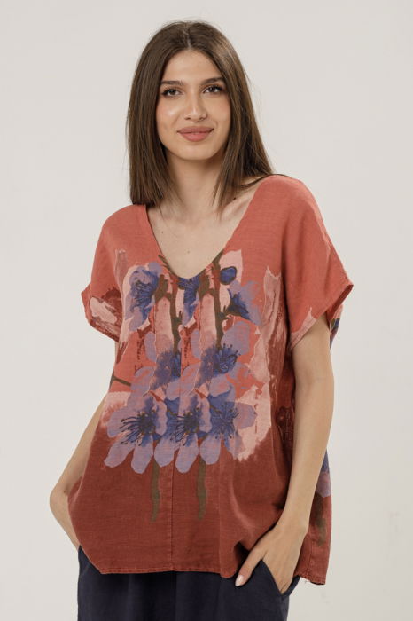 Bluza In Floral Oversize Shopika
