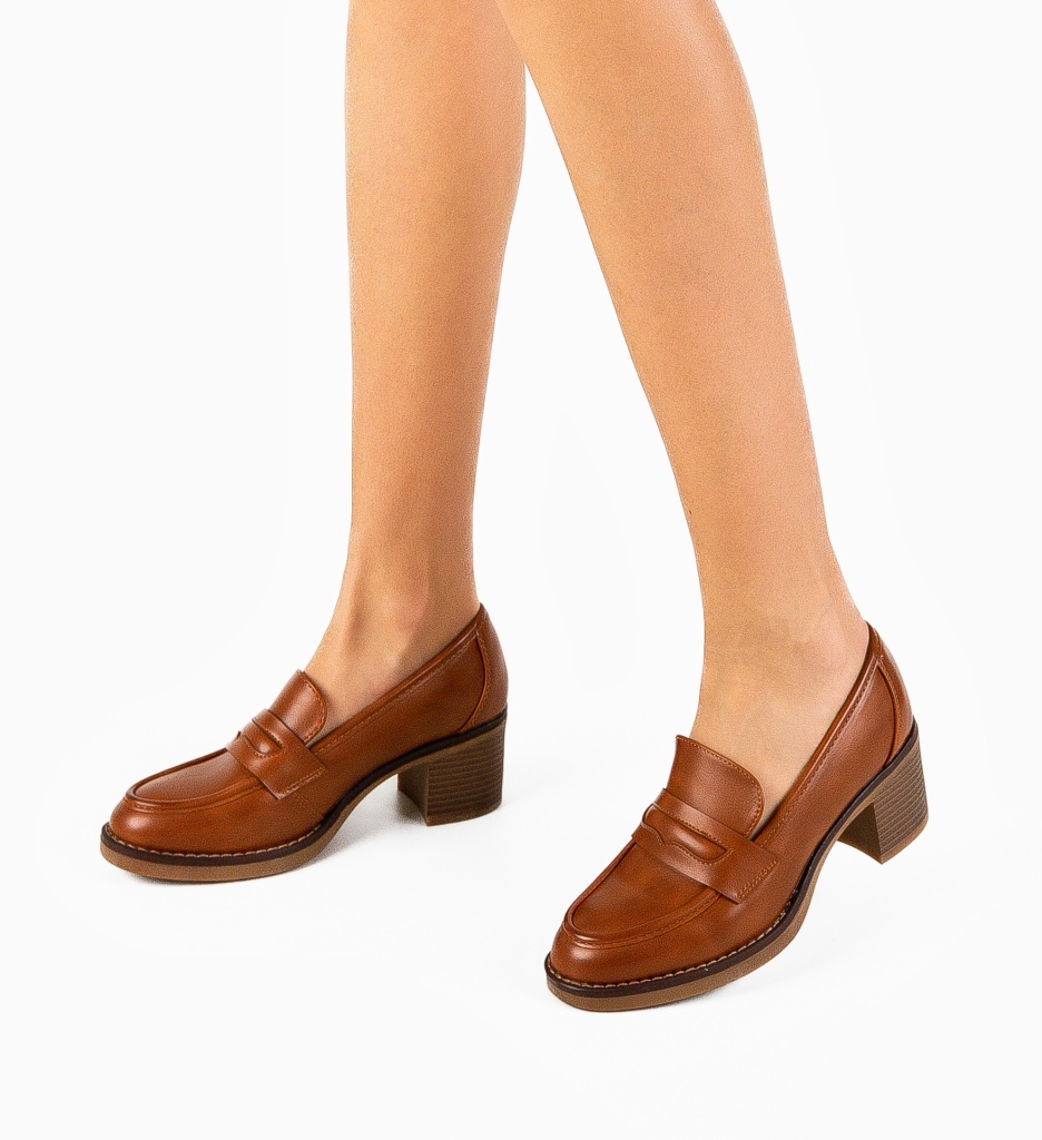 Pantofi Dama Dechen Camel | Eleganță și Stil