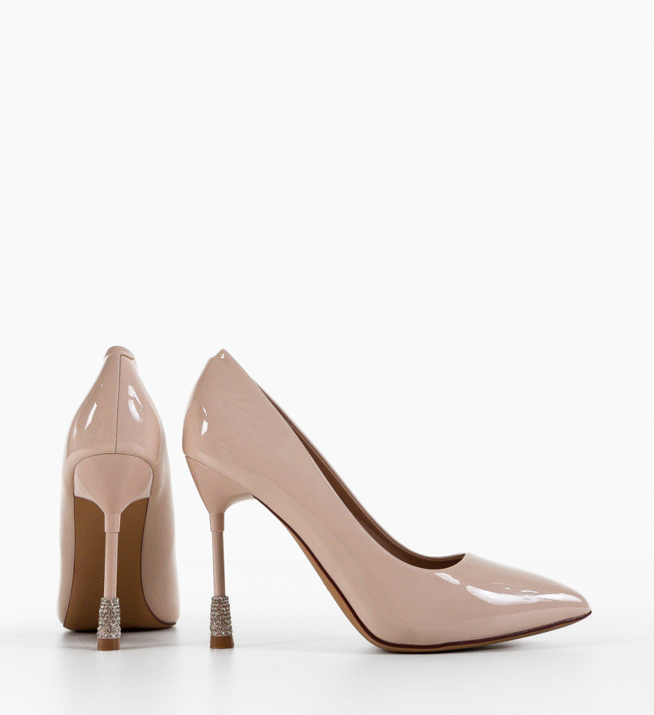 Pantofi cu Toc Monserrat Nude | Eleganță Versatilă - imagine 5