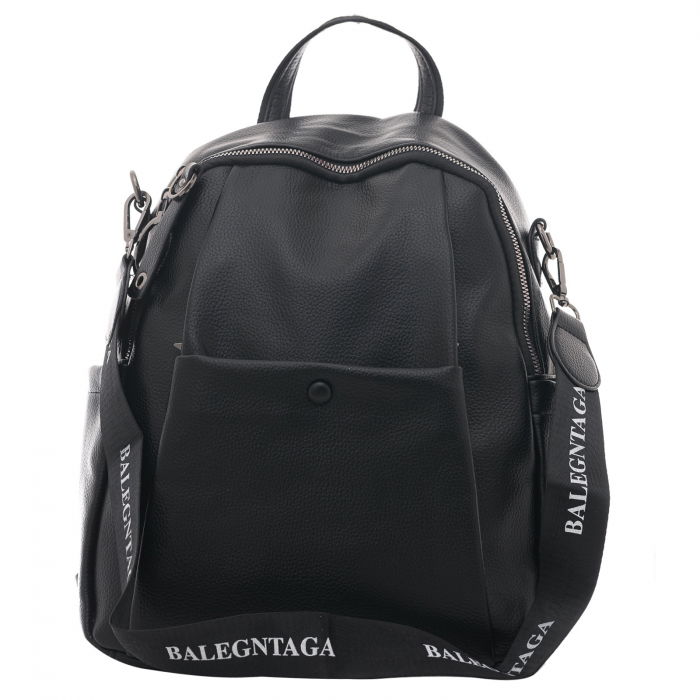 Rucsac Shopika Negru Piele Eco - Elegant Practic