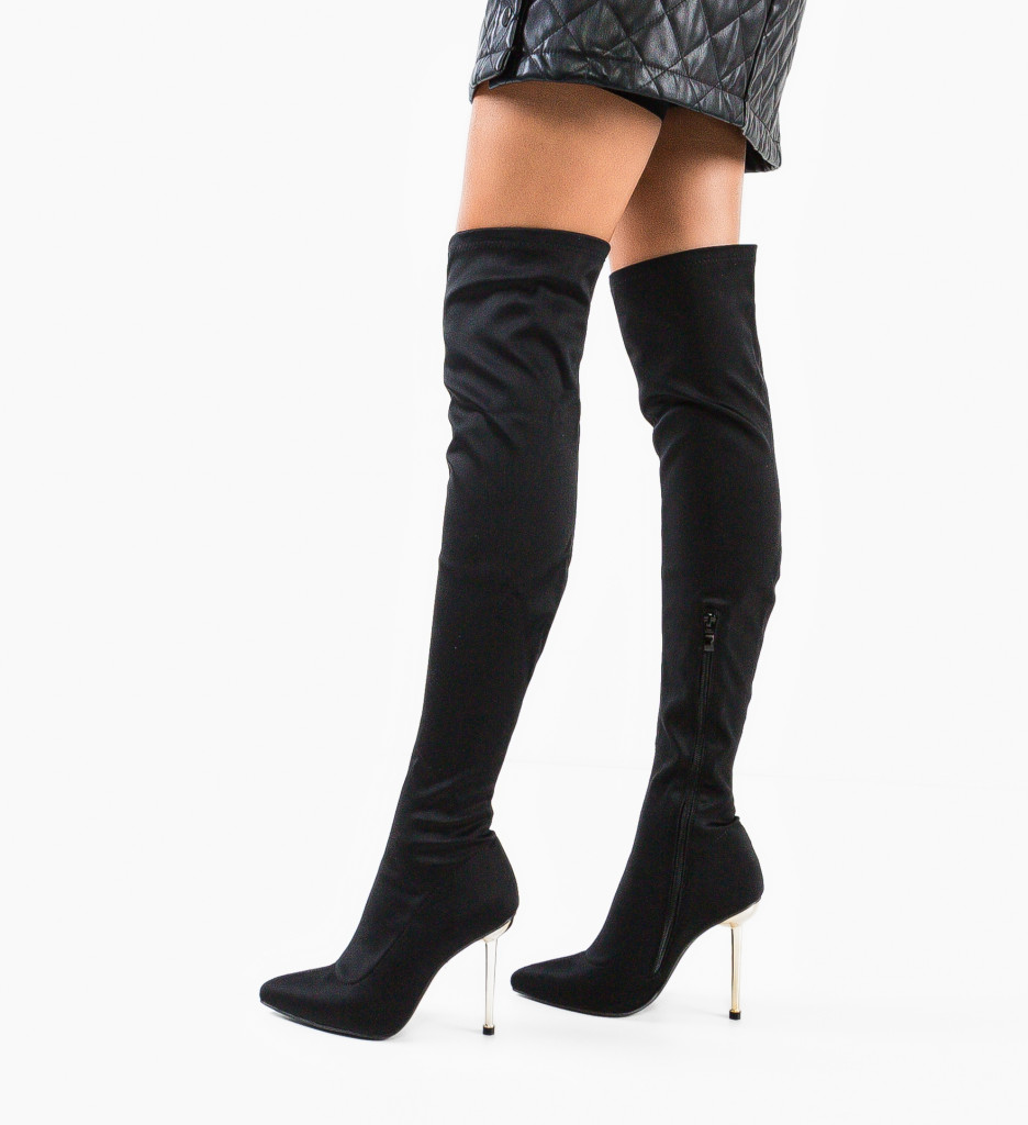 Cizme Dama Nerina Negre | Eleganță Versatilă - imagine 4