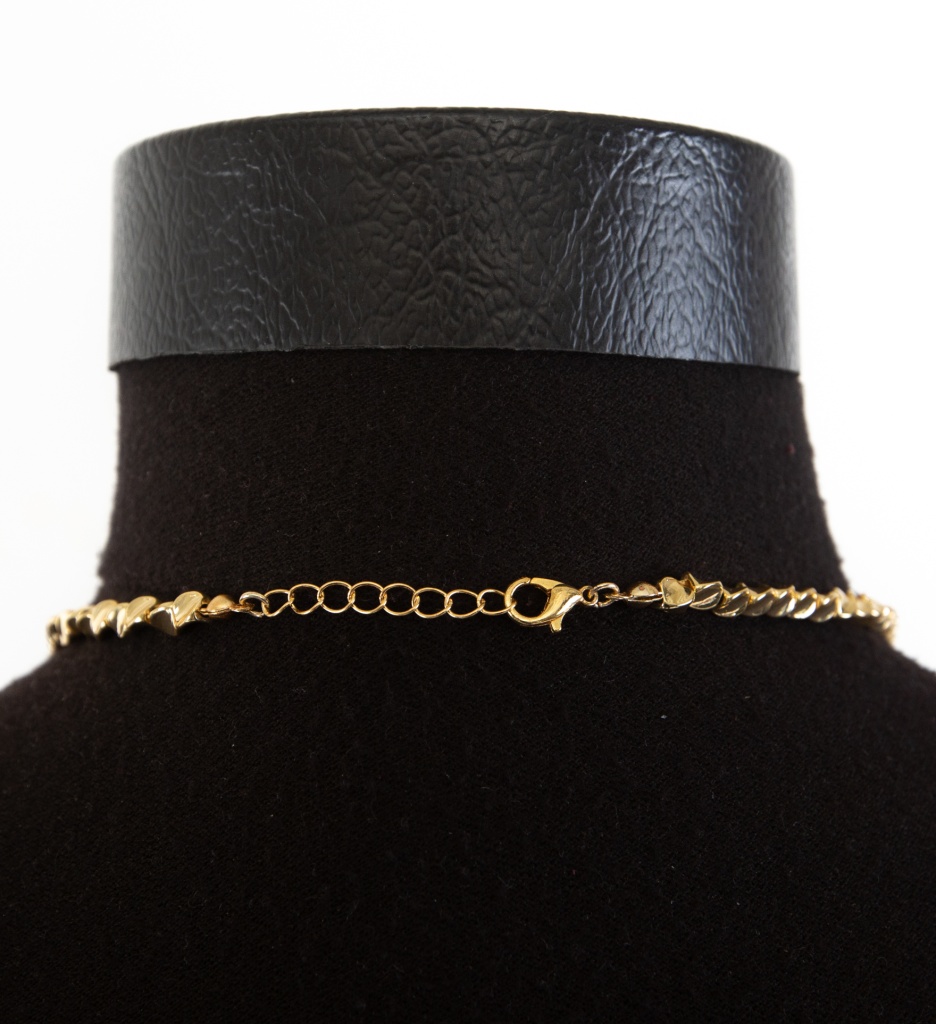 Colier Leyra Auriu | Design Elegant pentru Orice Ocazie - imagine 5