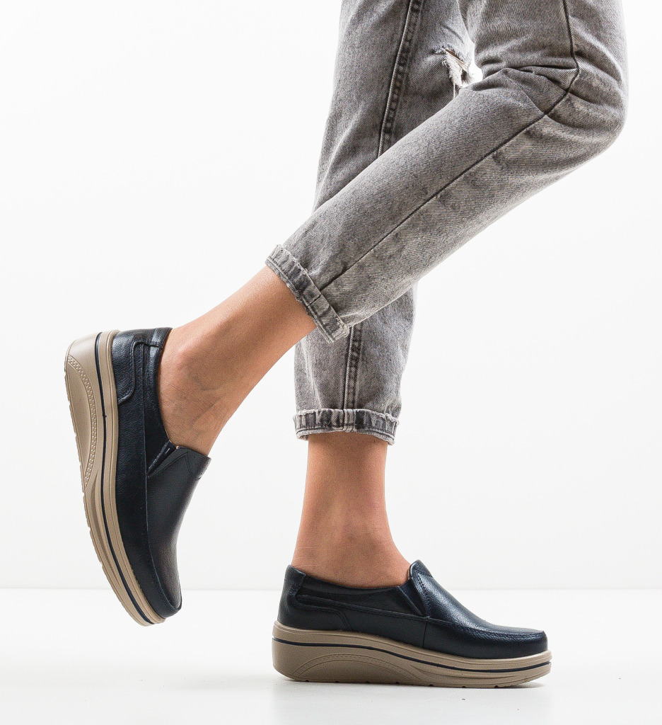 Pantofi Casual Rankin Bleumarin Confort