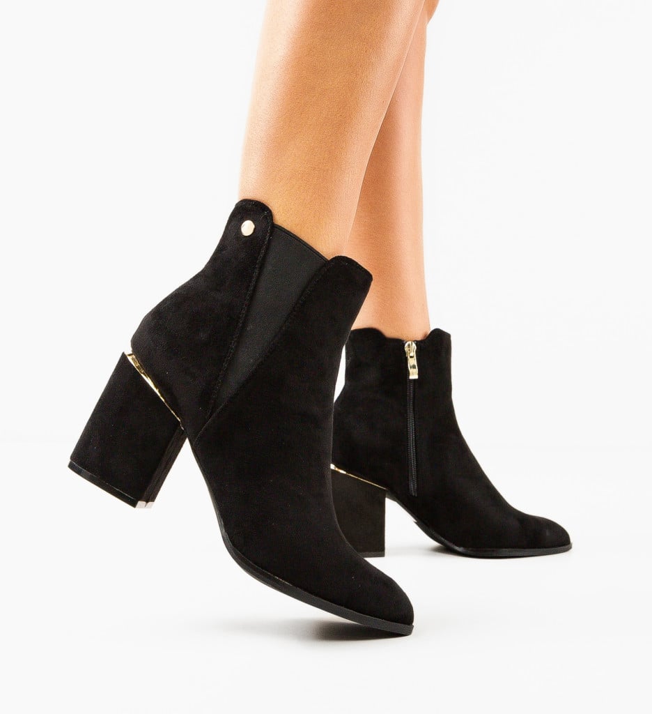 Botine Harbour Negri - Eleganță și Confort - imagine 2