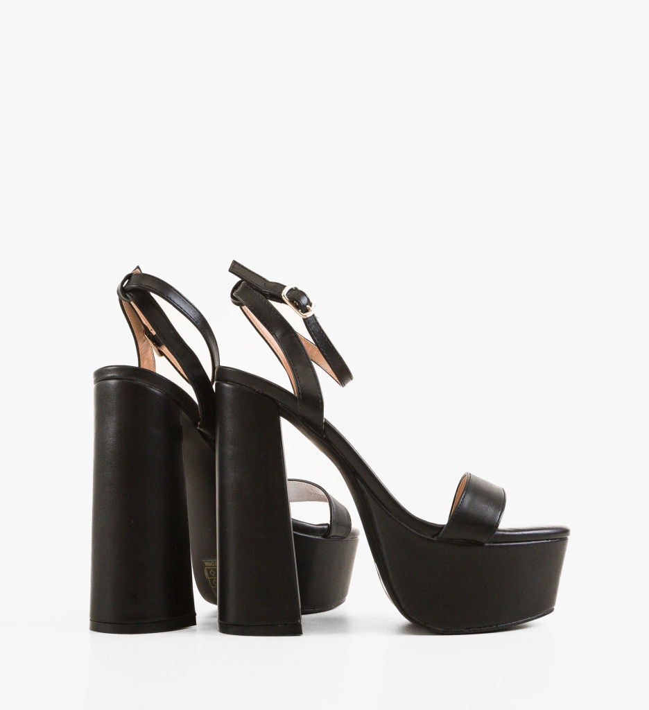 Sandale Toc Moreno Negre - Eleganță și Stil - imagine 4