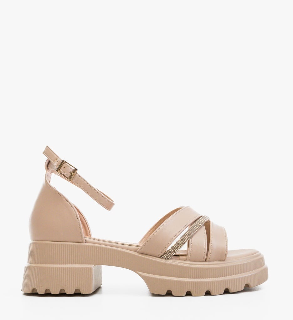 Sandale Dama Leo Bej Elegante - imagine 6