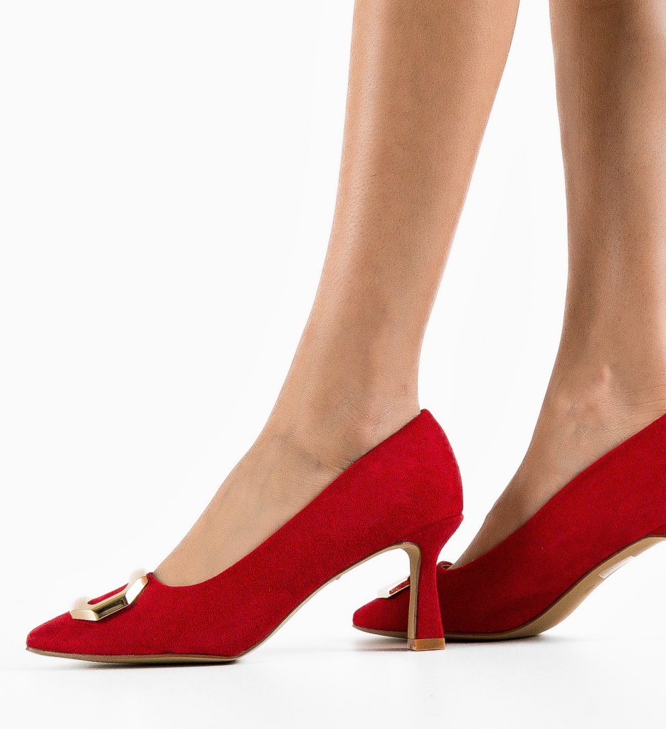 Pantofi Lesedi Rosii | Eleganță la Fiecare Pas - imagine 3