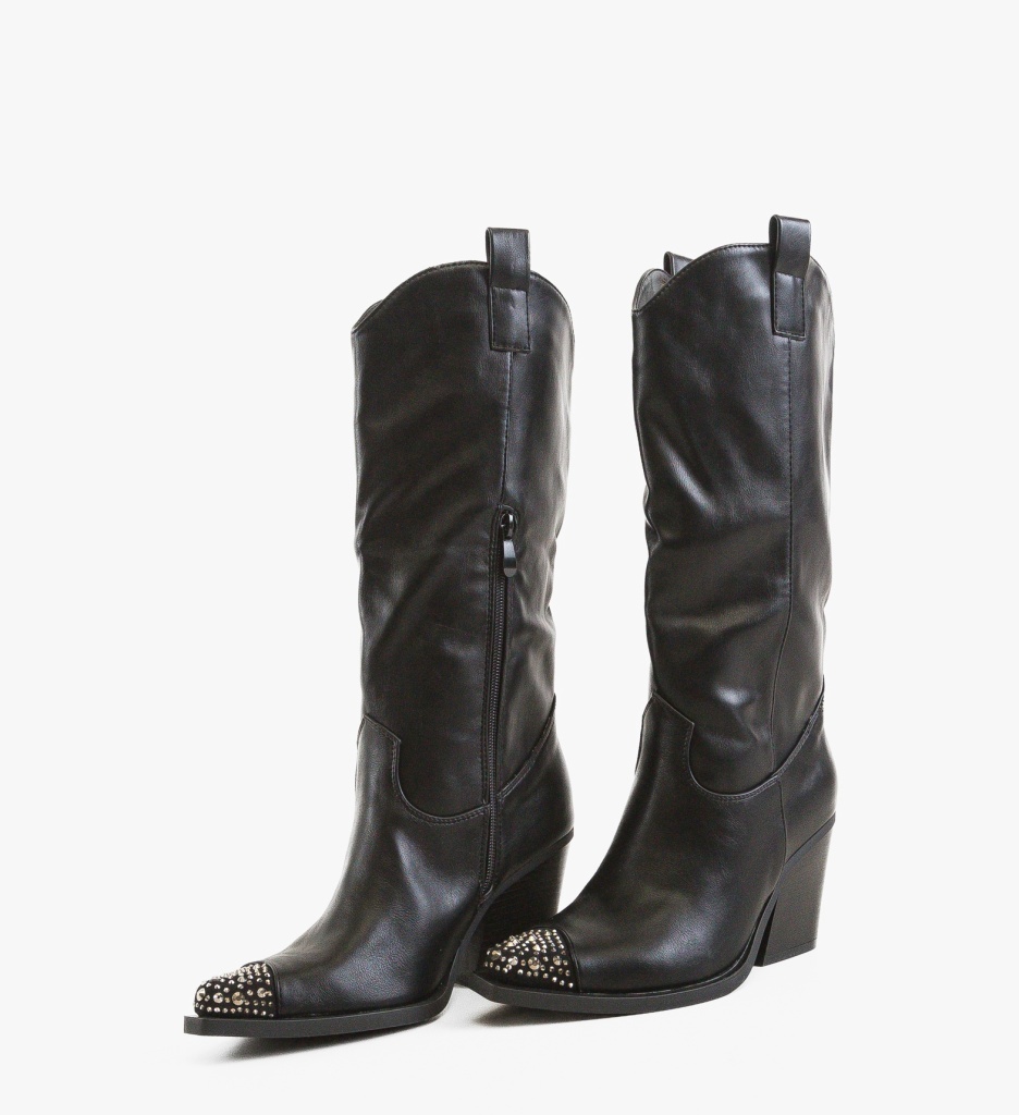 Cizme Dama Vincent Negre | Elegante si Durabile - imagine 4