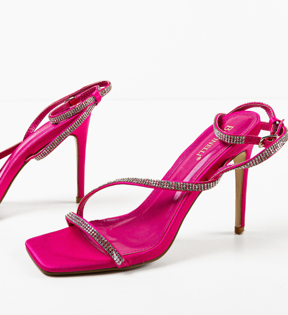 Sandale Toc Neyman Fuchsia - Eleganță Asigurată - imagine 7