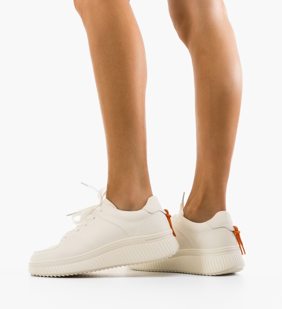 Sneakers Dama Honney Albi - Confort și Stil - imagine 2