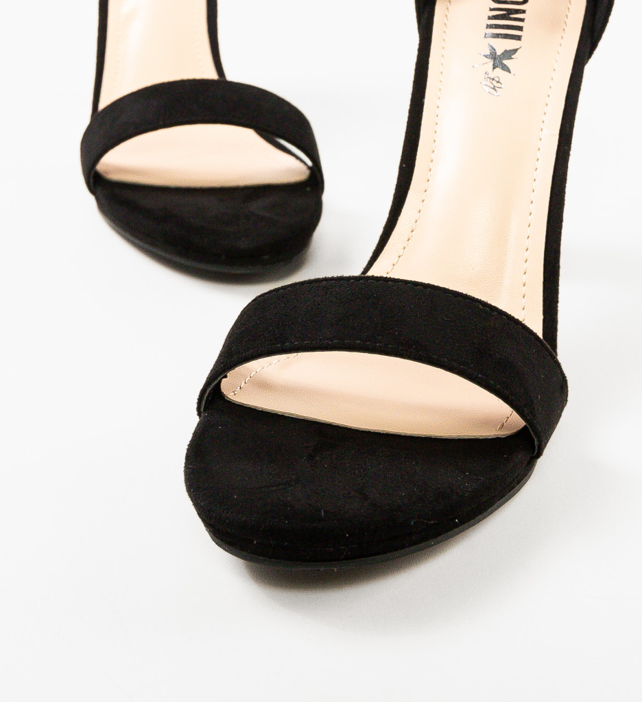 Sandale cu toc Costil Negre - Eleganță maximă - imagine 6