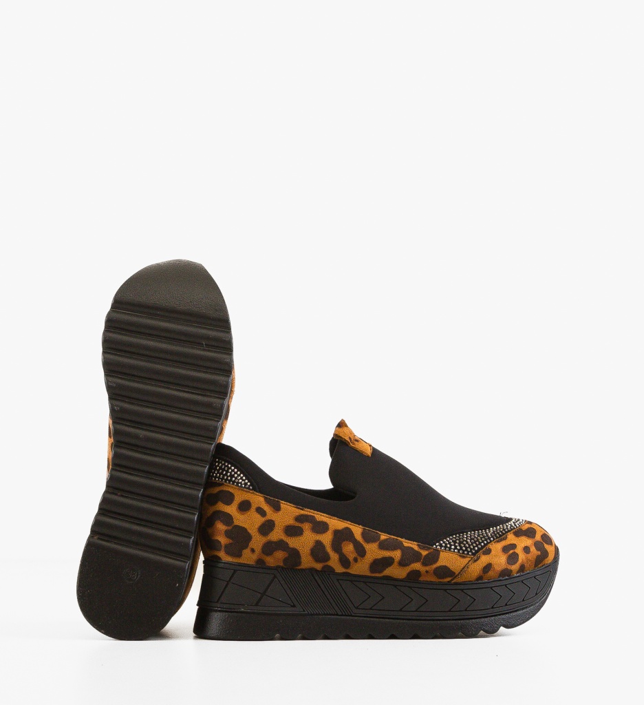 Sneakers Dama Mygy Negri | Confort & Stil - imagine 4