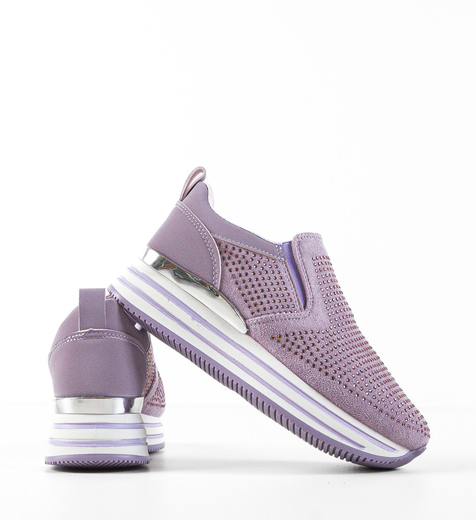 Pantofi Sport Jazmin Mov - Confort si Stil - imagine 5