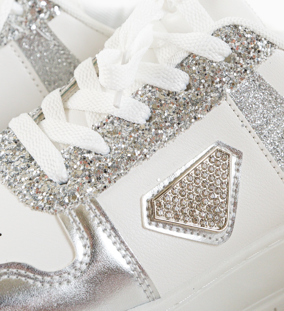 Pantofi Sport Celestino Argintii - Confort Maxim - imagine 8