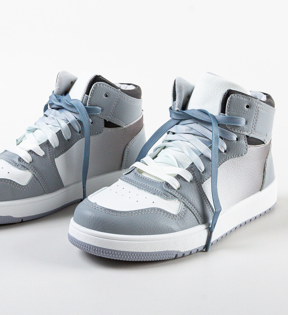 Sneakers Dama Galvan Gri - Confort & Stil - imagine 5