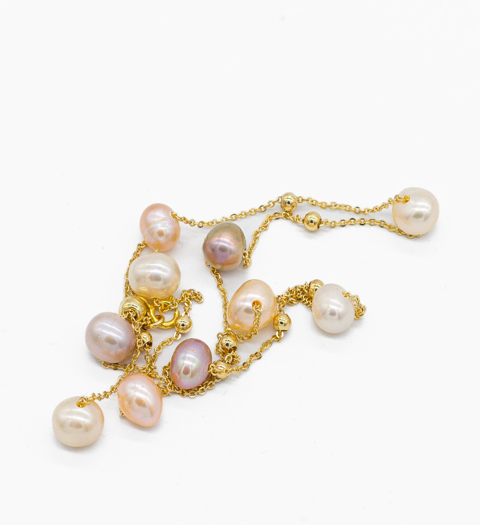 Colier Teresa Auriu | Bijuterie Eleganta - imagine 3