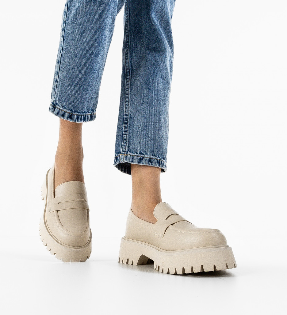 Pantofi Casual Dama Antonio Bej | Confort și Stil - imagine 2