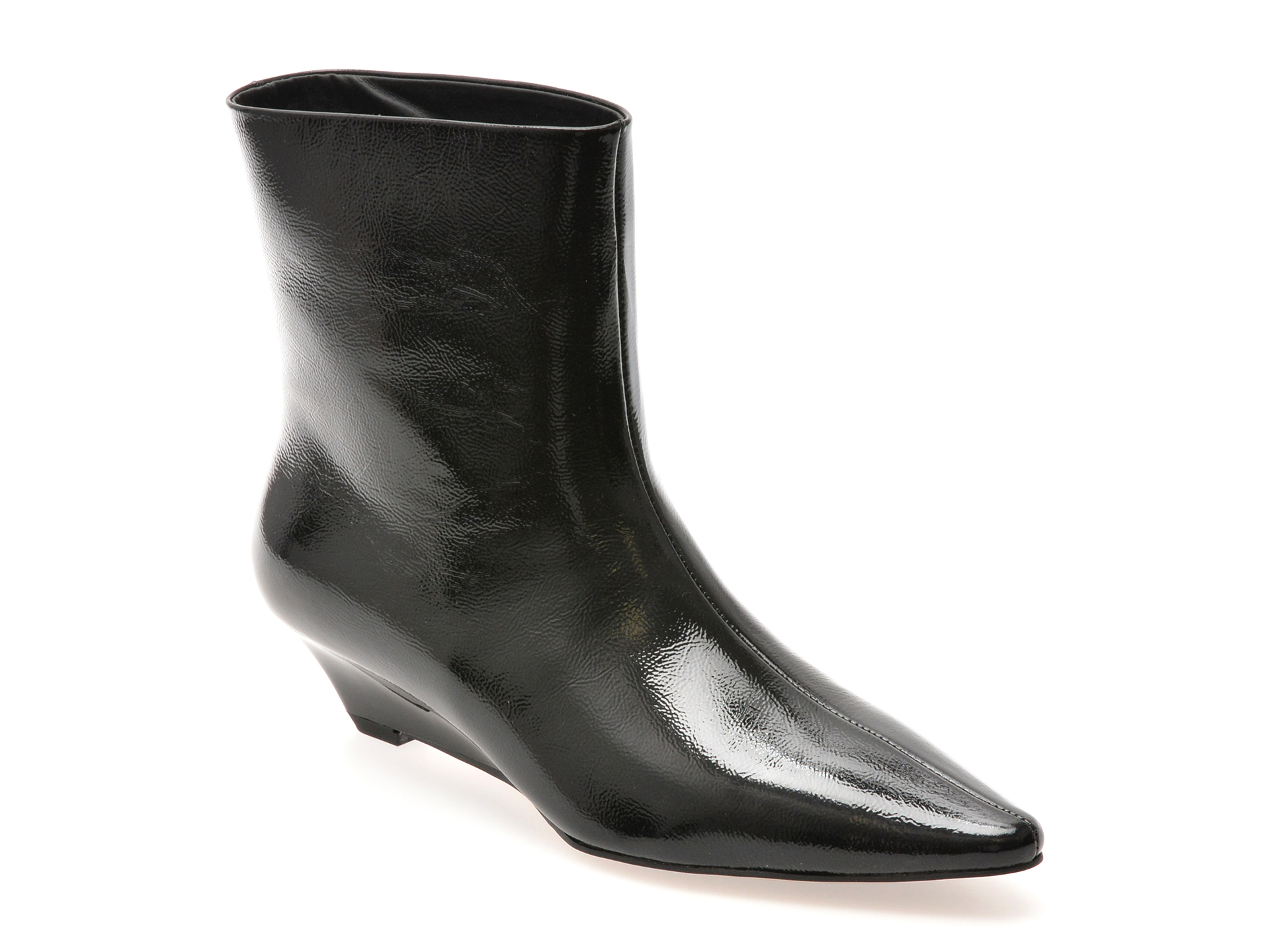 Botine Elegante EPICA din Piele Lacuita