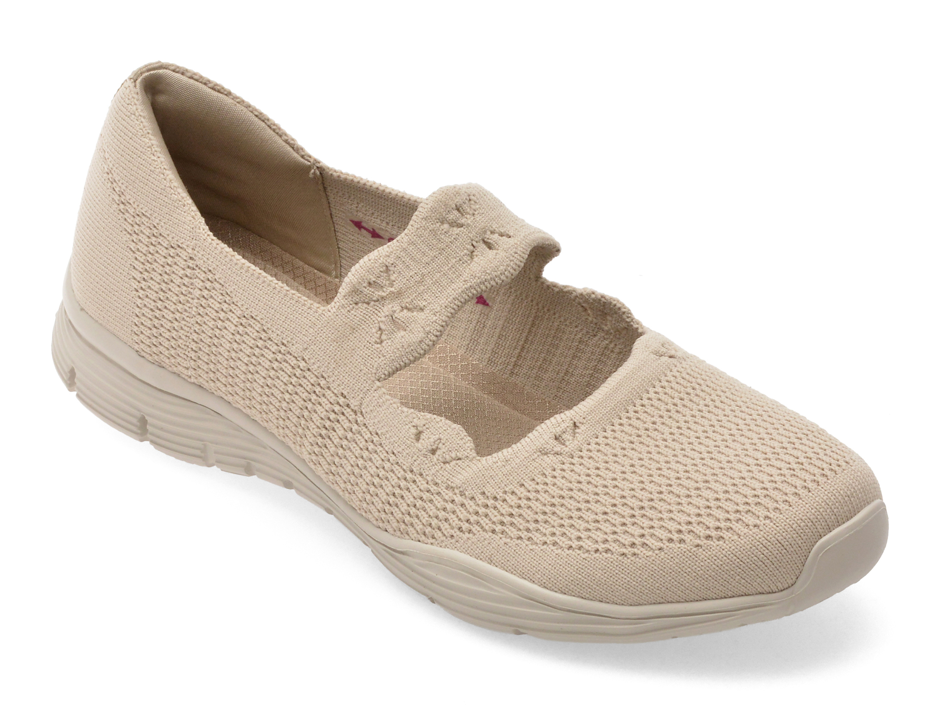 Pantofi Sport Skechers Seager Bej cu Memory Foam