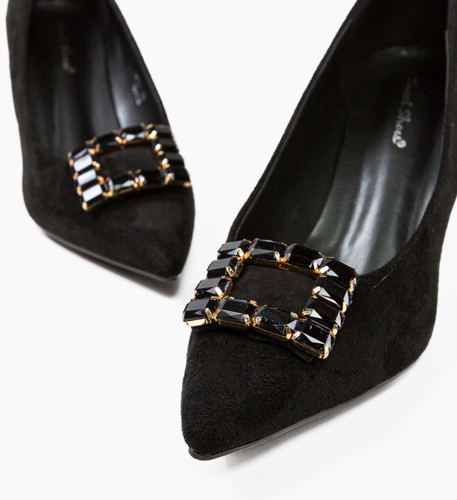 Pantofi Dama Joan Negri cu Toc Eleganți - imagine 5