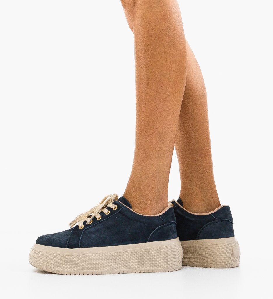 Sneakers Dama Daravo Albastri | Confort Sport - imagine 4