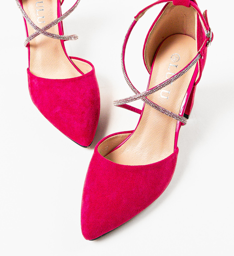 Pantofi Dama Saekya Fuchsia - Eleganță și Stil - imagine 6