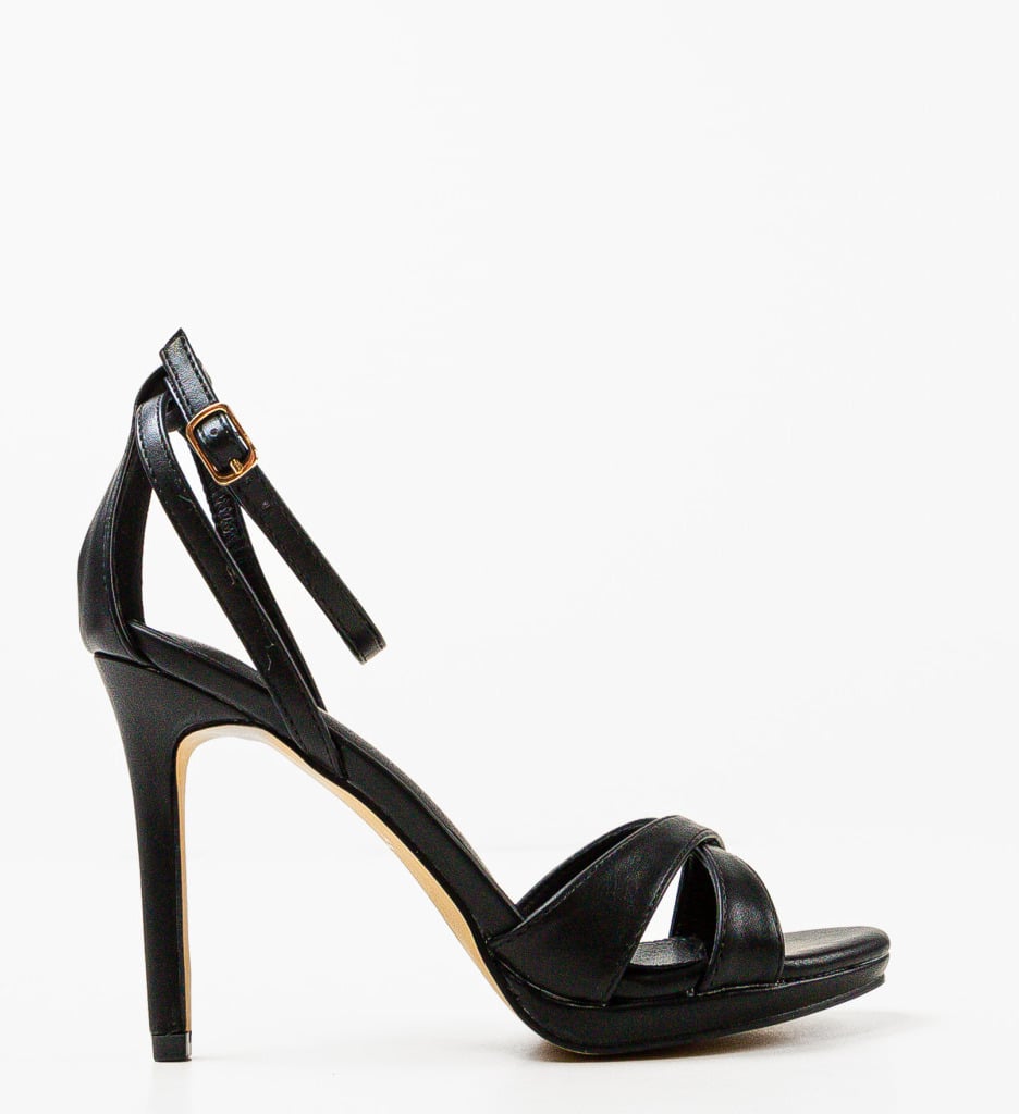 Sandale Toc Negre Vyvy - Eleganță Asigurată - imagine 9