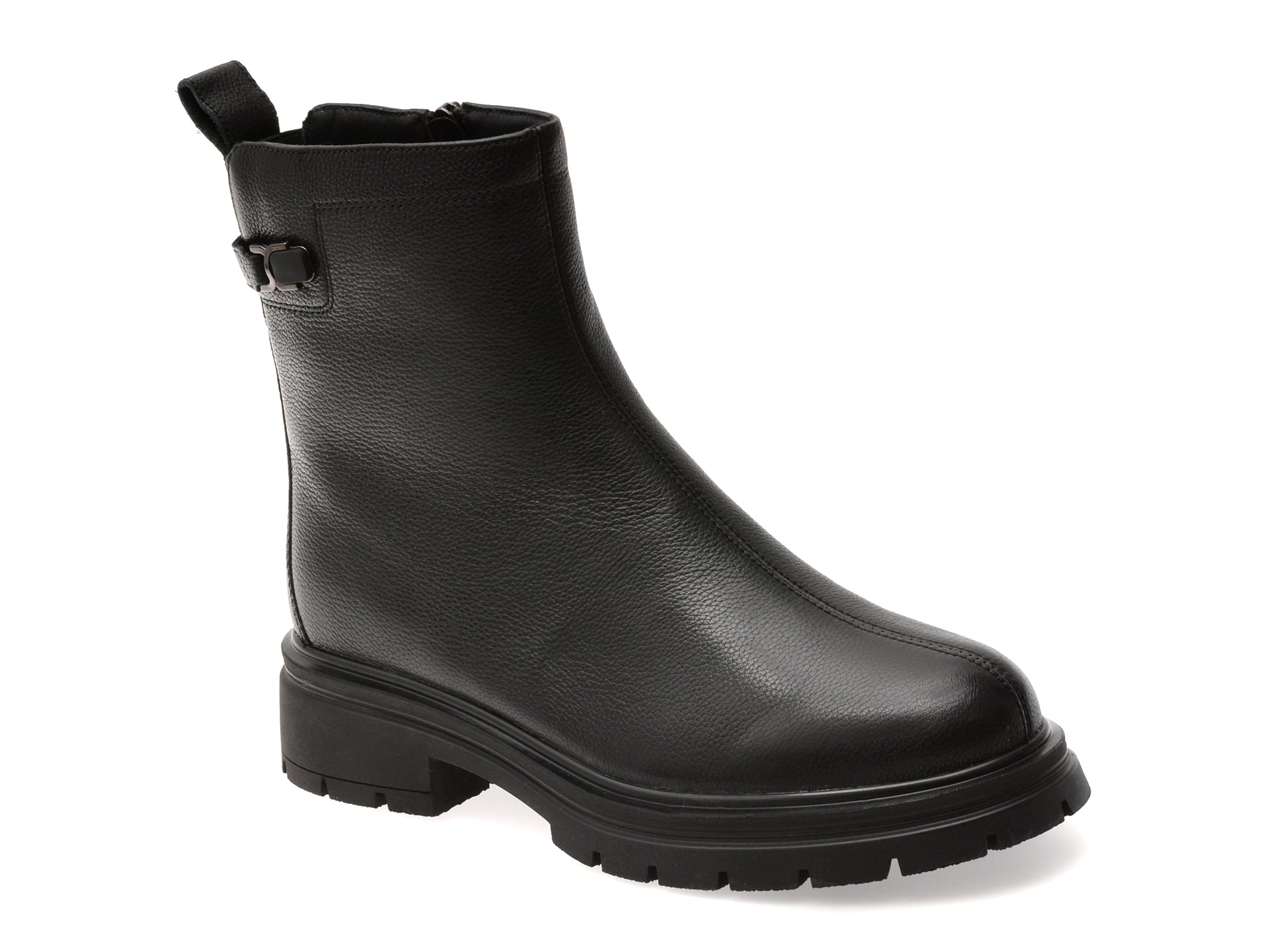 Ghete Gryxx Negre din Piele Naturală