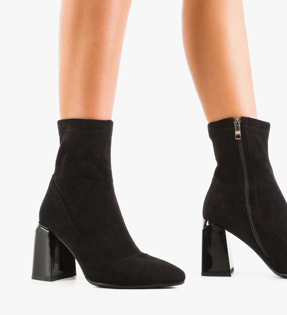 Botine dama Brais Negre - Eleganță și Confort - imagine 3