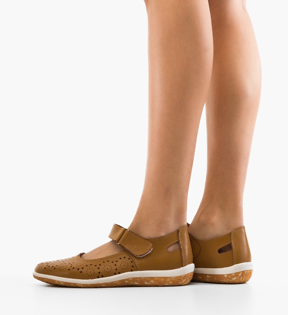 Pantofi Casual Silka Camel | Confort și Stil - imagine 2