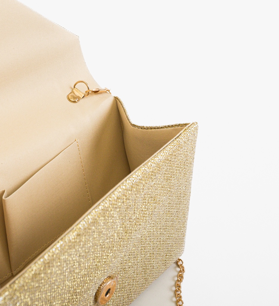 Geanta Plic Aurie Klipp - Accesoriu Elegant de Seară - imagine 5