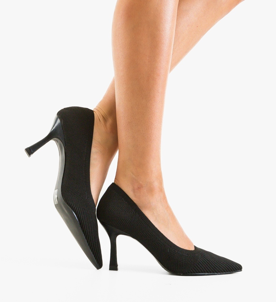 Verzar Pantofi Dama Negri Eleganți - imagine 5