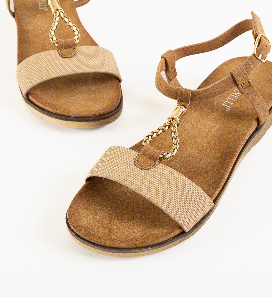 Sandale Dama Surind Khaki | Confort & Stil - imagine 5