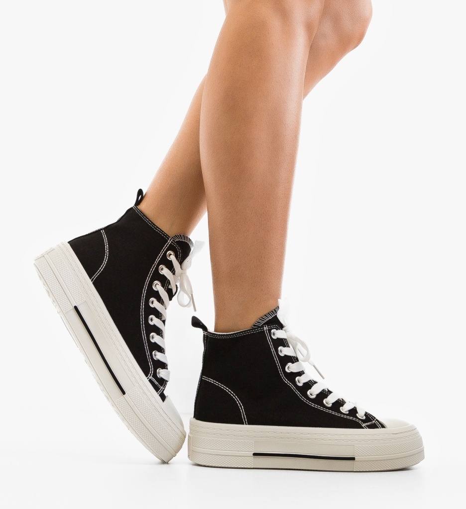Sneakers Dama Sketty Negri – Confort și Stil - imagine 4