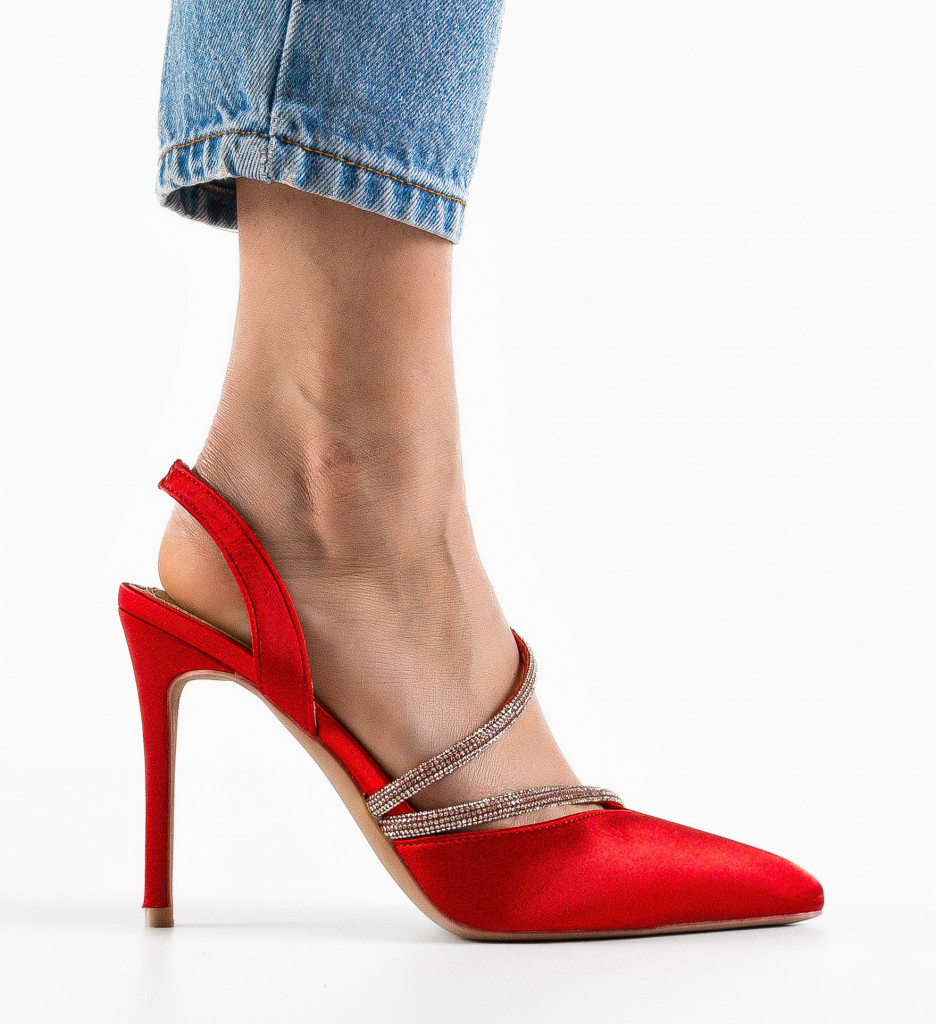 Pantofi Khan Rosii | Eleganță și Stil - imagine 4