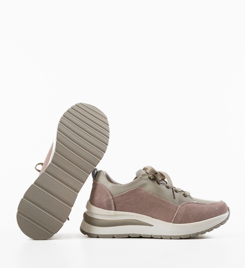 Sneakers Dama Likolas Gri - Confort și Stil - imagine 4