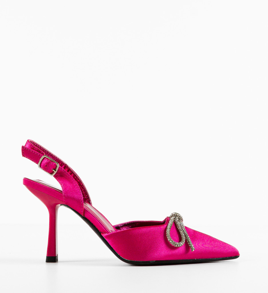 Pantofi cu Toc Tobias Fuchsia - Eleganță Vibrantă - imagine 4