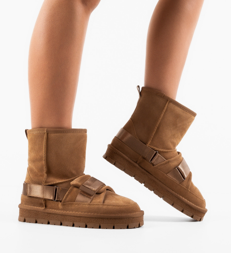 Cizme Ug Niozel Camel - Confort și Stil Premium - imagine 2