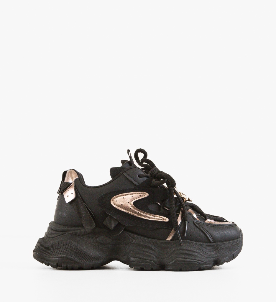 Sneakers Dama Lillian Negre | Confort și Stil - imagine 8
