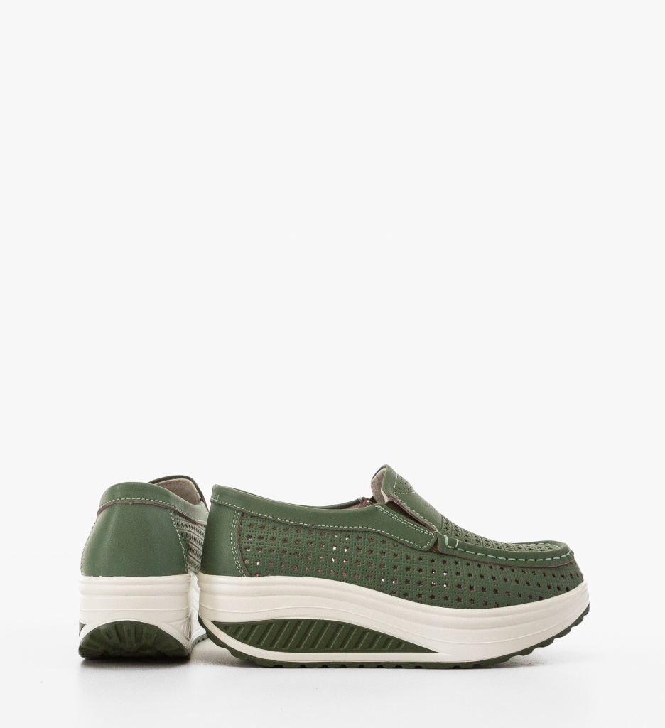 Pantofi Casual Bicaz Verzi - Stil și Confort - imagine 4