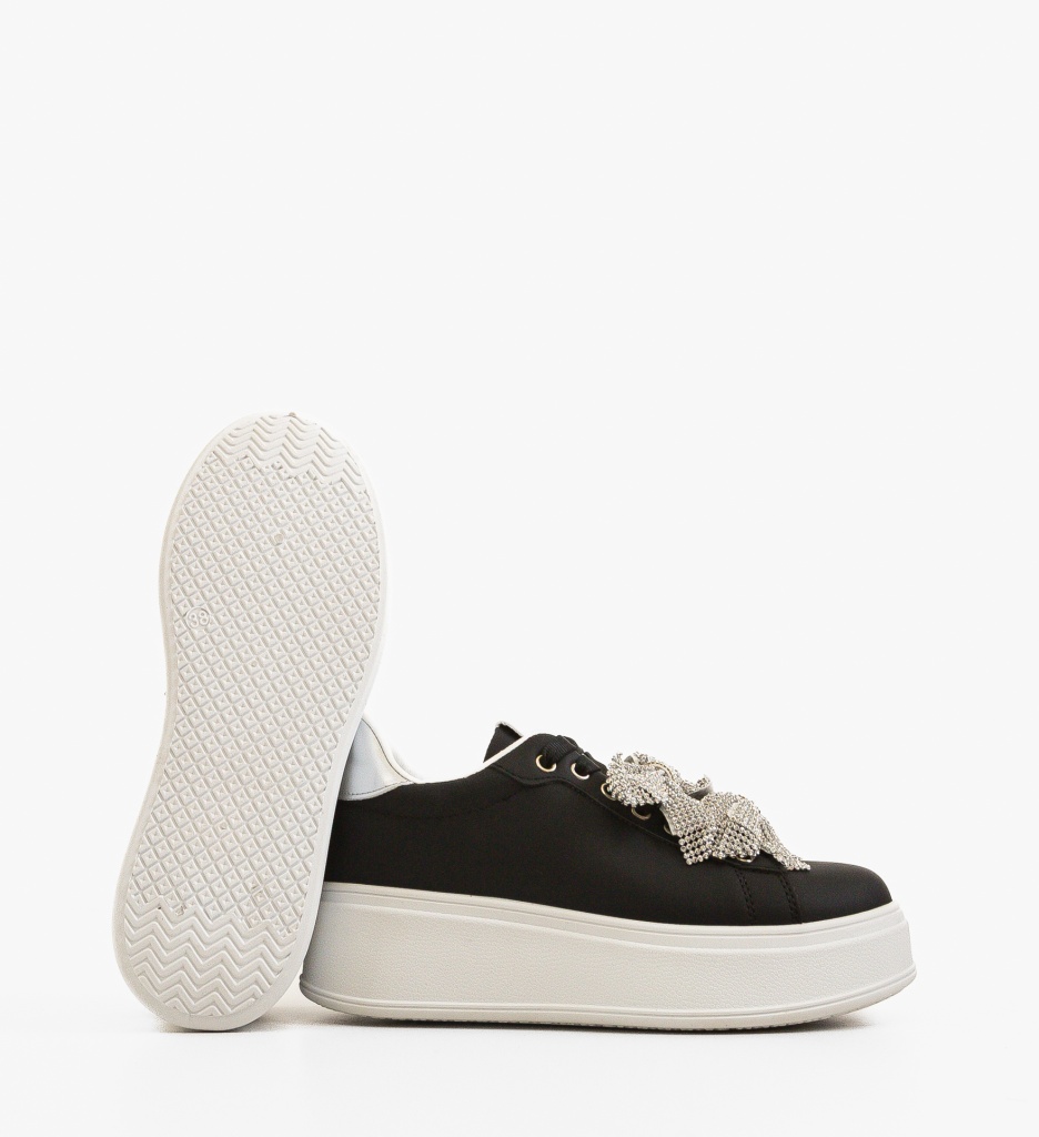 Sneakers Dama Hillam Negri - Stil Urban Activ - imagine 4