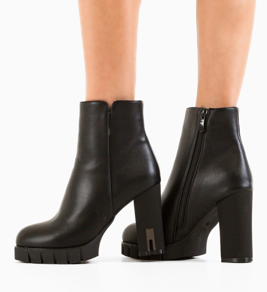 Botine Dama Magya Negre - Eleganță și Stil - imagine 3