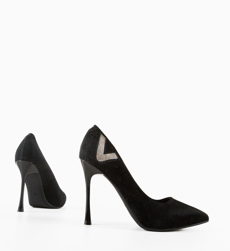 Pantofi cu Toc Guly Negru - Eleganță și Stil - imagine 7