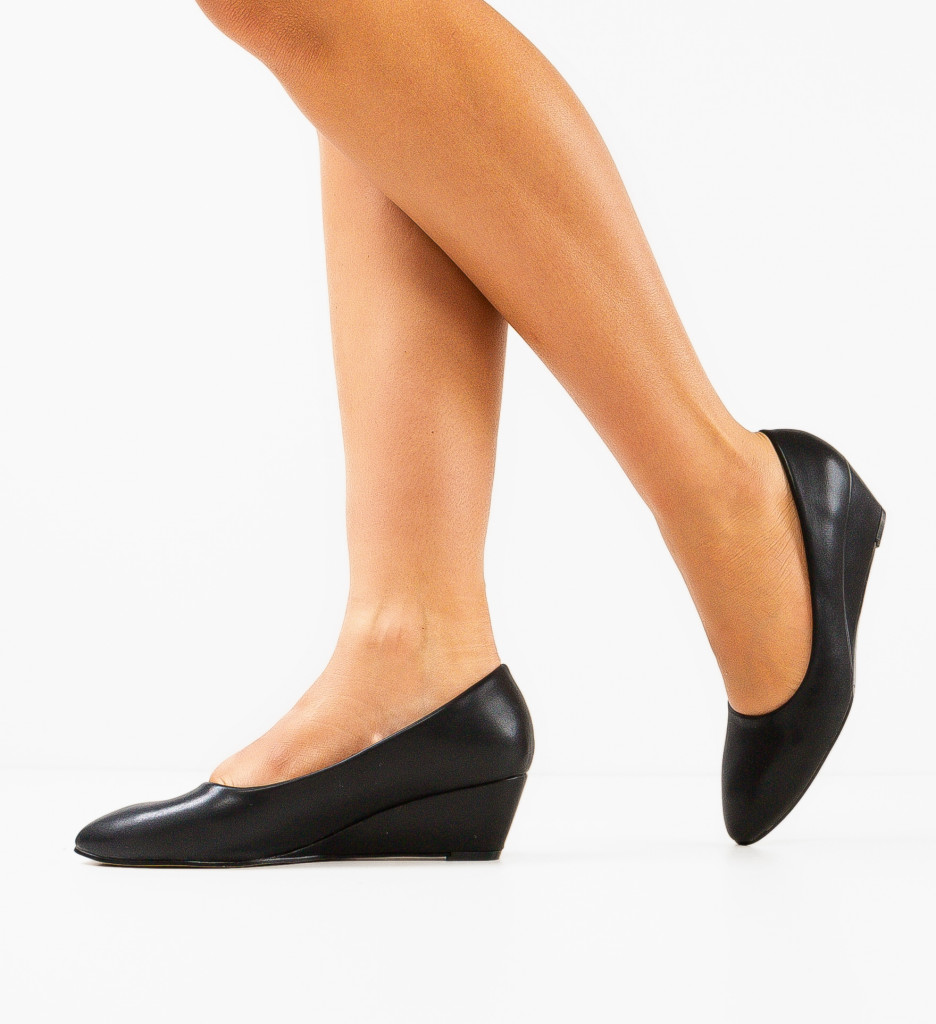 Platforme Dama Melborne Negre - Confort Urban - imagine 2