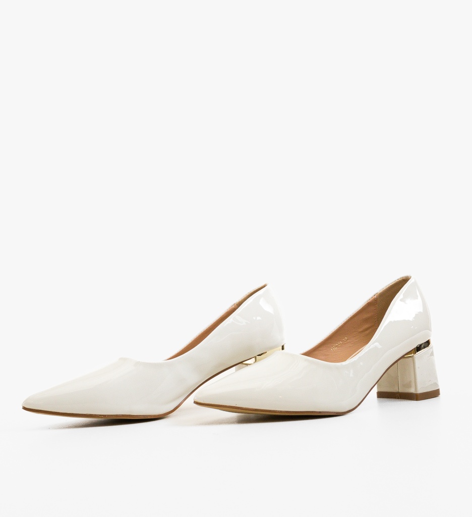 Pantofi Tyrkas Albi cu Toc - Eleganță și Stil - imagine 6
