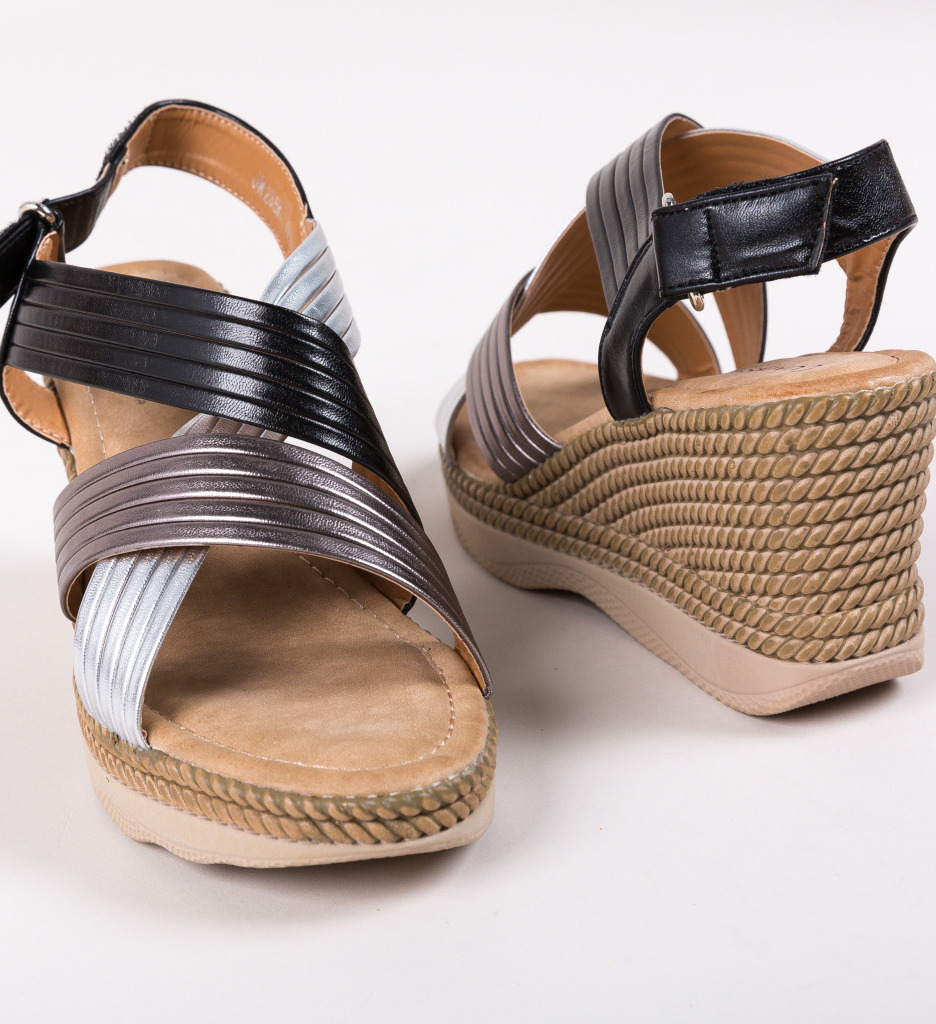 Platforme Kezia Negre | Eleganță și Confort - imagine 6