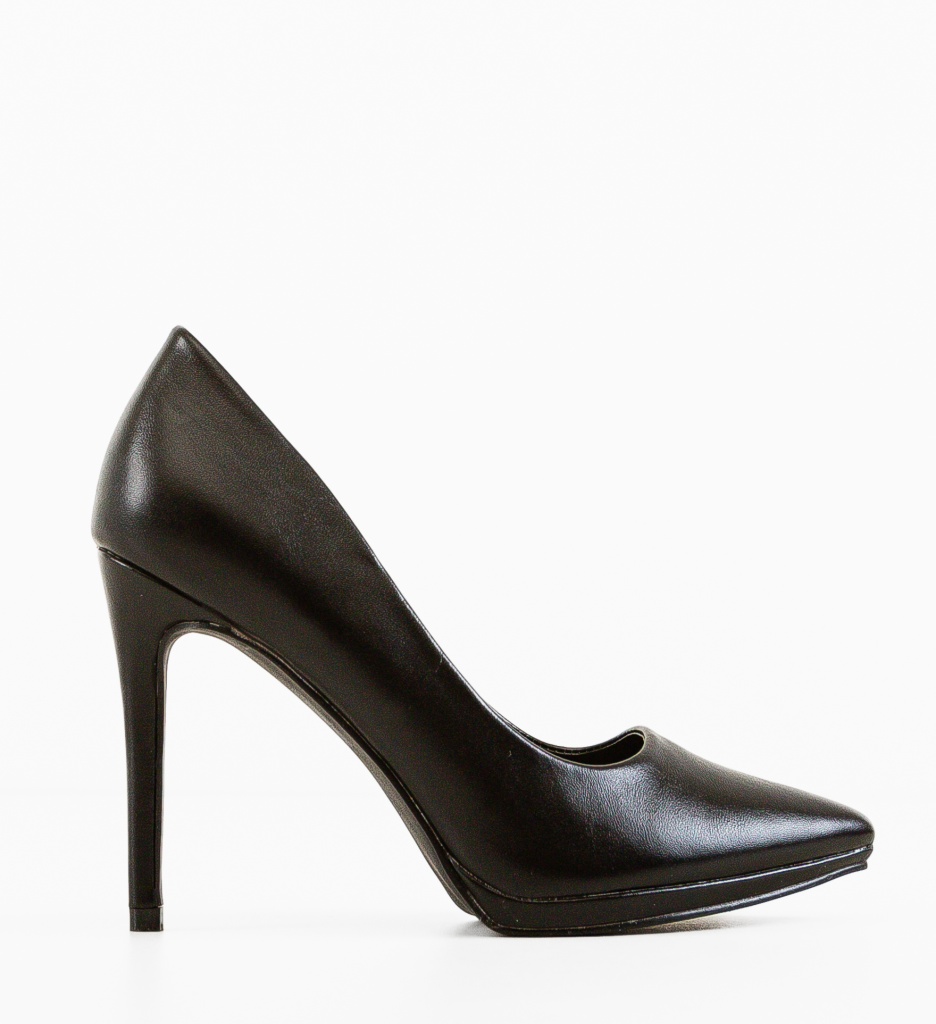 Pantofi Dama Gafre Negri Eleganți - imagine 4