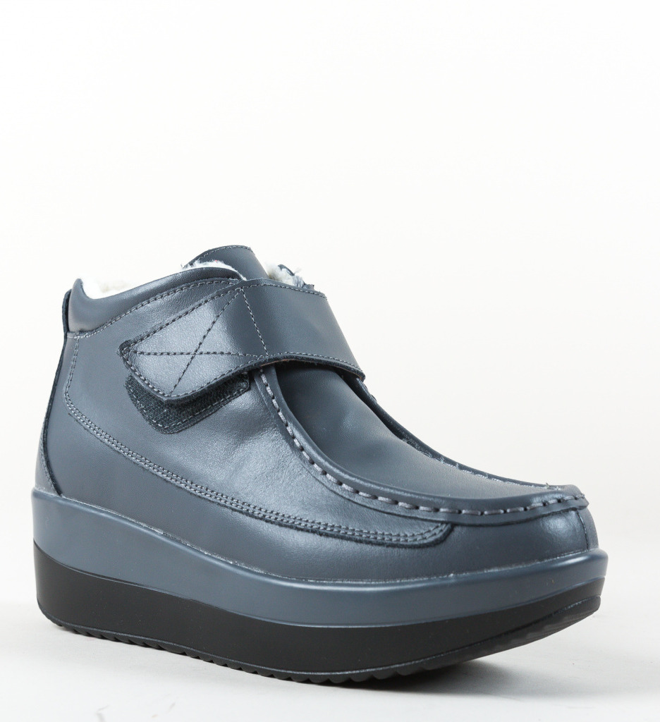 Pantofi Casual Jistry Gri - Confort și Stil - imagine 5