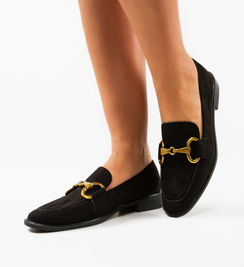 Pantofi Casual Smola Negri - Stil și Confort Zilnic - imagine 3