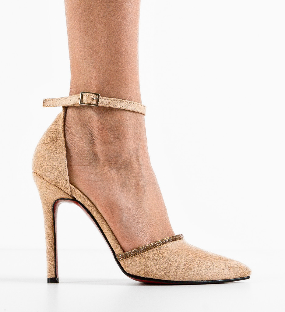 Pantofi Dama Varay Bej - Eleganță și Stil - imagine 5